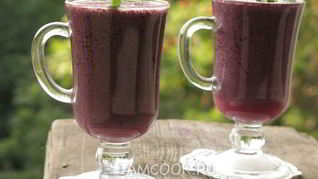 Чернично-ежевичный коктейль