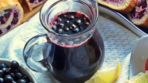 чернично-яблочный напиток