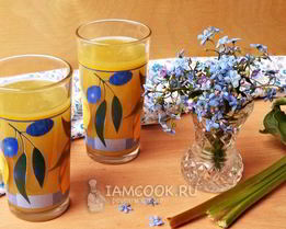 Кисель из ревеня