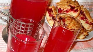 Клюквенный кисель