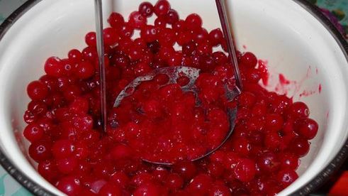 клюквенный кисель