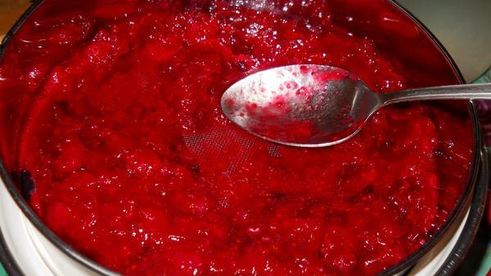 клюквенный кисель