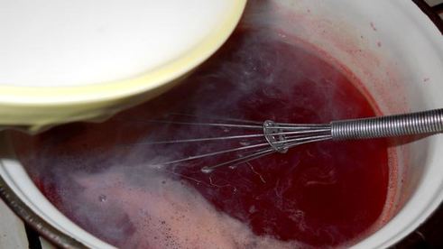 клюквенный кисель