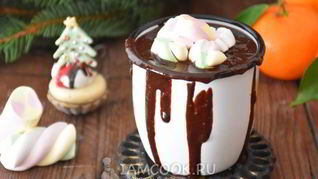 Горячий шоколад с кофе