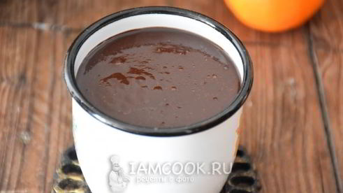 горячий шоколад с кофе