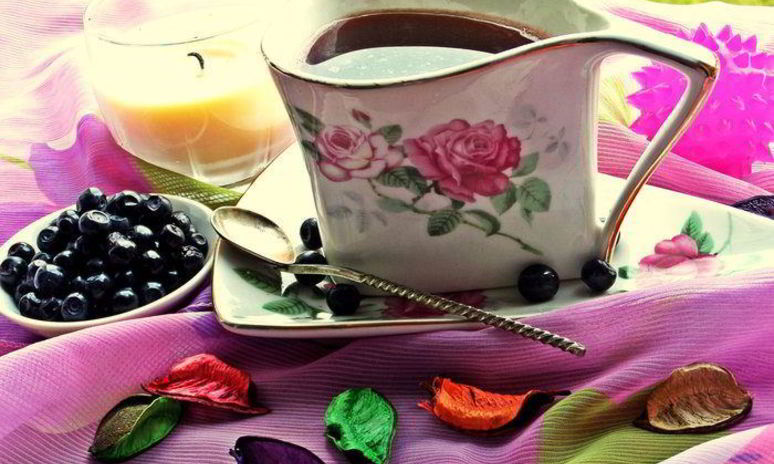 Рецепт кофе с черникой