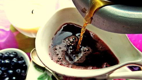 кофе с черникой