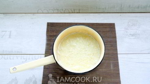 латте с чаем маття и белым шоколадом