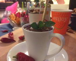 Ленивый шоколадный шот-эспрессо с чили