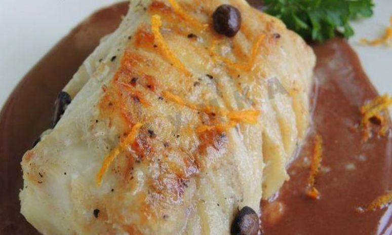 Рецепт лойна трески с ароматом кофе