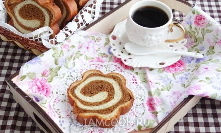 Рецепт сдобы кофе с молоком