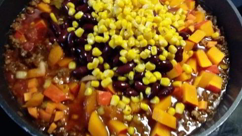 тыквенный чили с кофе