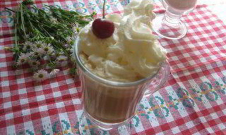 Рецепт кофейно-вишневого коктейль утреннее наслаждение