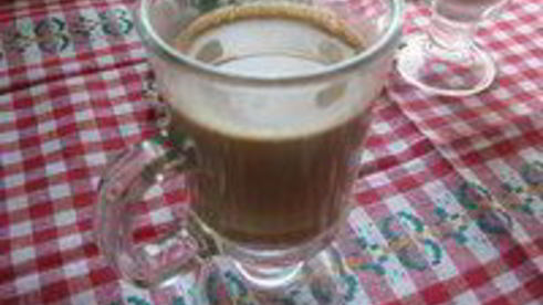 кофейно-вишневый коктейль утреннее наслаждение