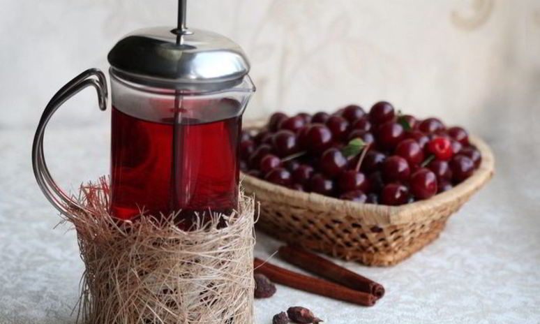 Рецепт летнего вишневого пунша