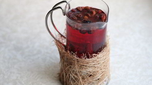 летний вишневый пунш