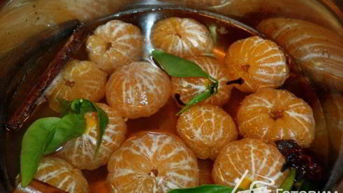 мандарины в пряном сиропе