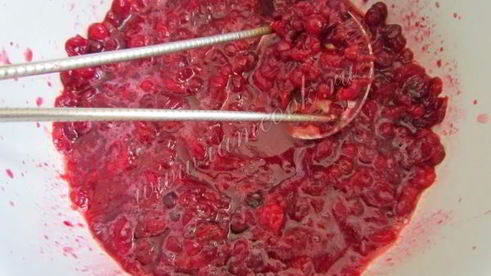 брусничный морс