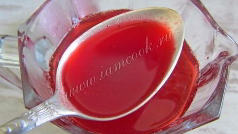 брусничный морс