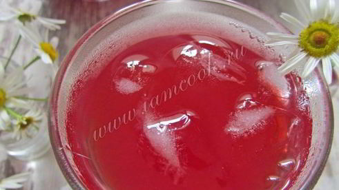 брусничный морс