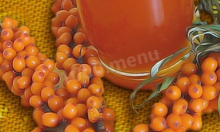 Рецепт облепихового морса