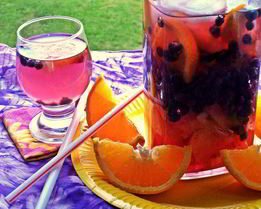 Напиток чернично-цитрусовый