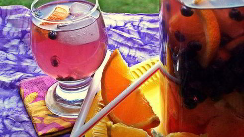 напиток чернично-цитрусовый