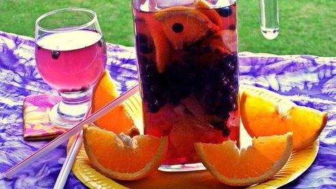 напиток чернично-цитрусовый