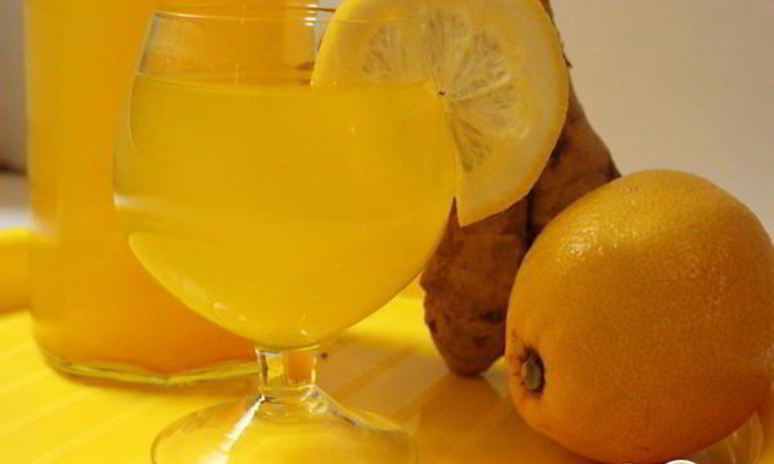 Рецепт напитка с имбирем, лимоном и куркумой