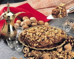 Орехи в кленовом сиропе и корице