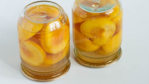 персики в сиропе на зиму