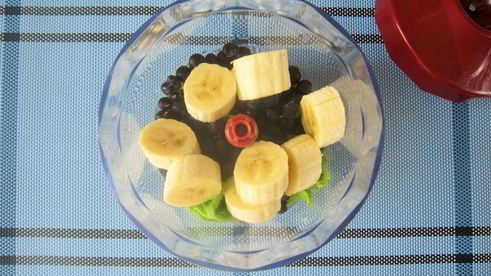 чернично-банановый смузи