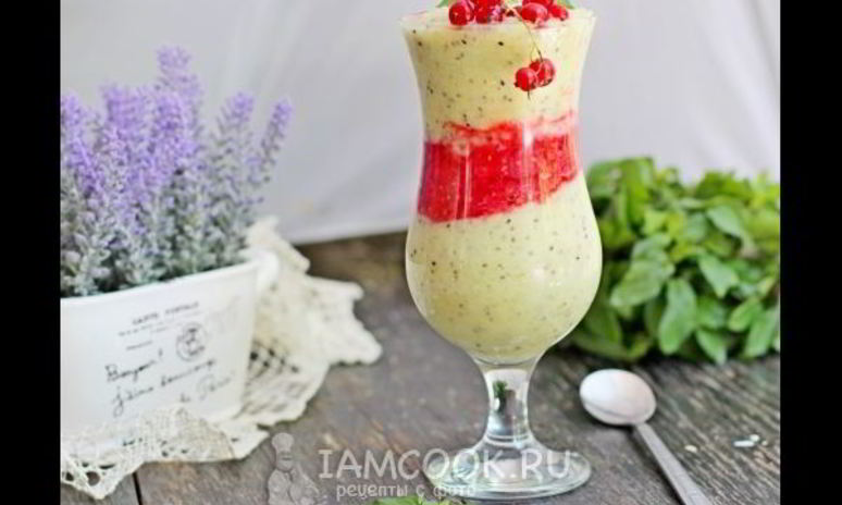 Рецепт фруктового смузи с семенами чиа