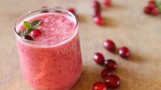 Клюквенный смузи