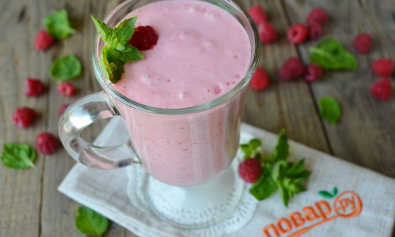 Рецепт малинового смузи вкус лета