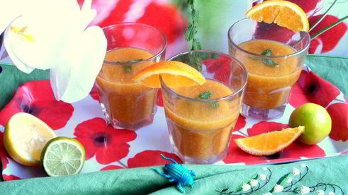 оранжевый смузи