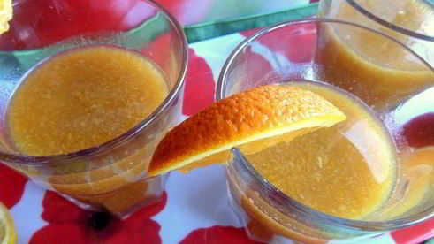 оранжевый смузи