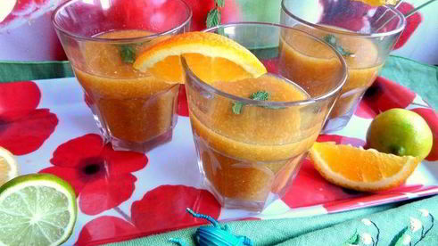 оранжевый смузи