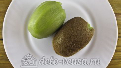 овсяный смузи с бананом и киви