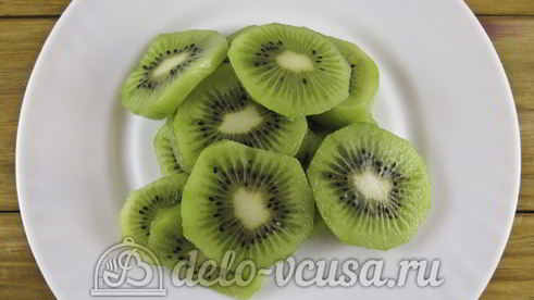 овсяный смузи с бананом и киви