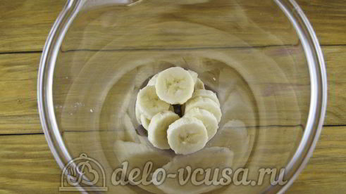 овсяный смузи с бананом и киви