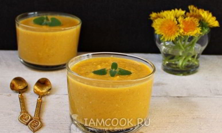 Рецепт смузей из тыквы с овсяными хлопьями