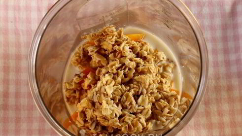 смузи из тыквы с овсяными хлопьями