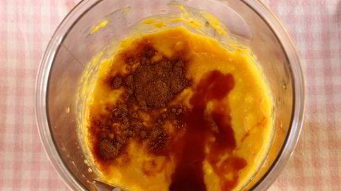 смузи из тыквы с овсяными хлопьями