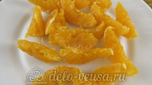 смузи на кефире с бананом и мандарином