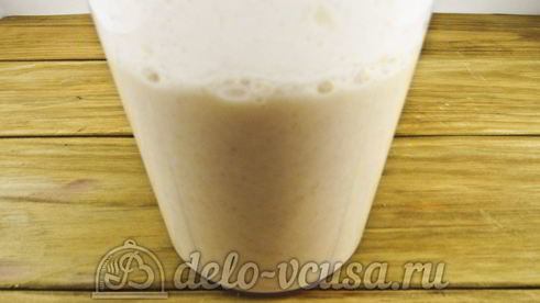 смузи на кефире с бананом и мандарином