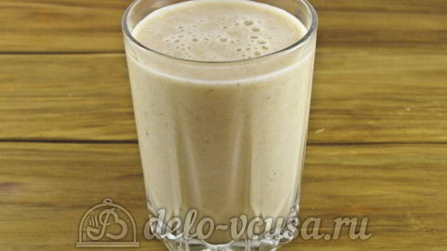 смузи на кефире с бананом и мандарином