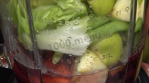 смузи на крапивном чае