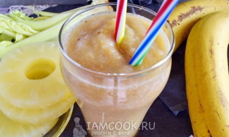 Рецепт смузей с ананасом и сельдереем