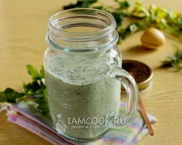 Смузи с авокадо и свежим огурцом